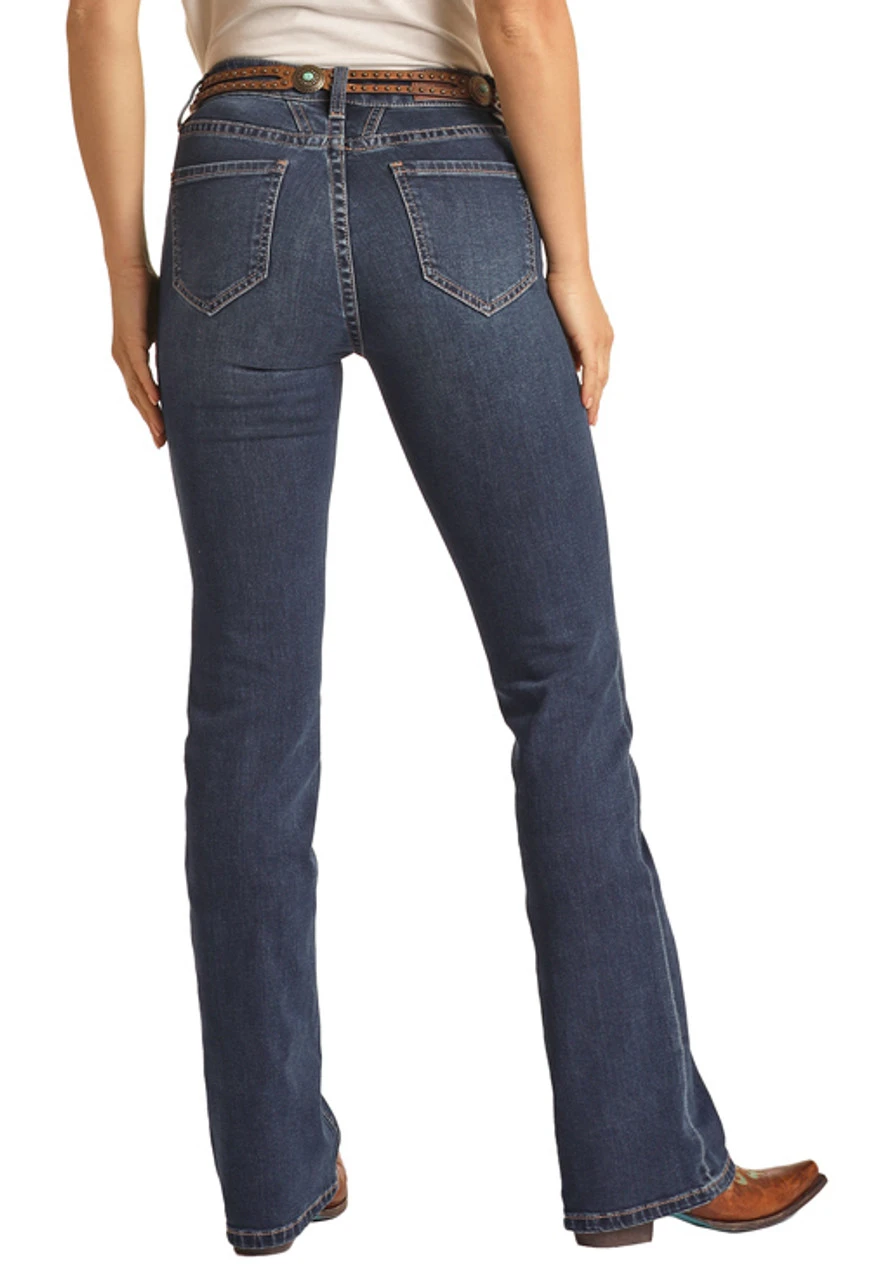 Mid Rise Extra Stretch Bootcut Jeans (RRWD4MR0XL) 1 Mid Rise Extra Stretch Bootcut Jeans (RRWD4MR0XL)