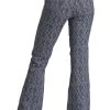 High Rise Non-stretch Jacquard Aztec Trouser Jeans (RRWD5HR0SQ)