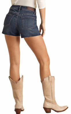 High Rise Extra Stretch Denim Shorts -RodeoRave RRWD68RZTN BZ 23782.1659040432