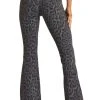 High Rise Extra Stretch Cheetah Print Flare Jeans