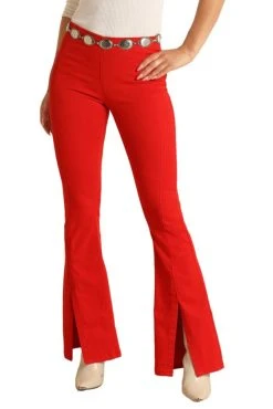 High Rise Extra Stretch Pull On Flare Jeans (RRWD6PR0S3)