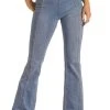 High Rise Extra Stretch Pull On Flare Jeans (RRWD6PR0S7)