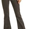 High Rise Extra Stretch Black Pull-On Jeans