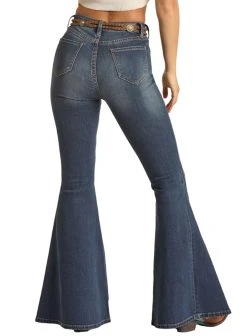 High Rise Extra Stretch Bell Bottom Jeans (RRWD7HR0SR)