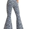 High Rise Extra Stretch Bell Bottom Jeans (RRWD7PR0RU)