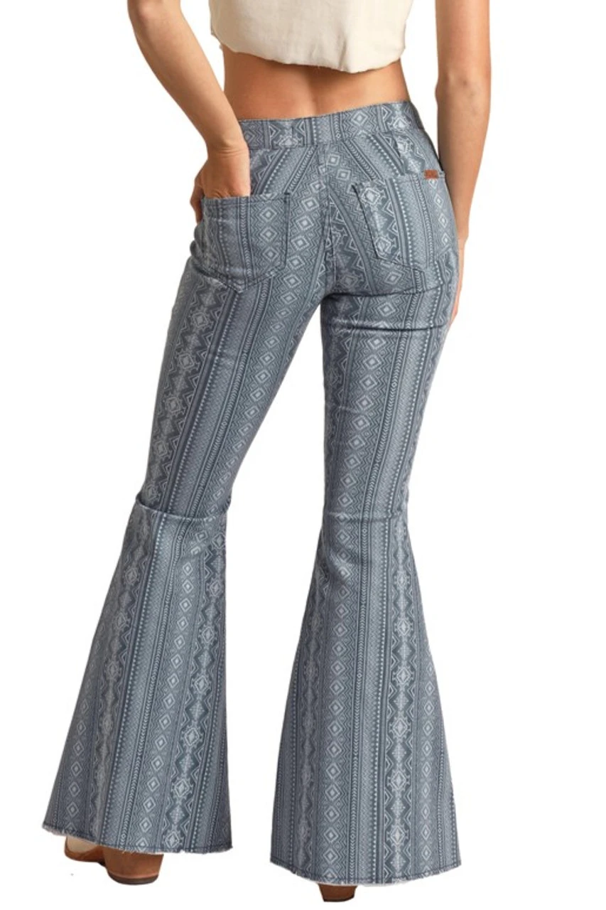 High Rise Extra Stretch Bell Bottom Jeans (RRWD7PR0RV) 1 High Rise Extra Stretch Bell Bottom Jeans (RRWD7PR0RV)