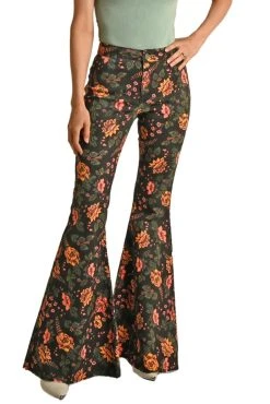 High Rise Extra Stretch Bell Bottom Jeans (RRWD7PR0RX)