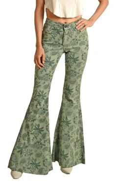 High Rise Extra Stretch Bell Bottom Jeans (RRWD7PR0ZZ)