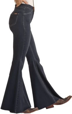 High Rise Extra Stretch Front Seam Bell Bottom Jeans -RodeoRave RRWD7PRZRB AZ 90647.1661284090