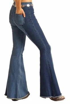Button Bells High Rise Extra Stretch Two Tone Jeans 5 Button Bells High Rise Extra Stretch Two Tone Jeans -RodeoRave RRWD7PRZU9 A 02933.1656349049