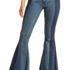 Button Bells High Rise Extra Stretch Two Tone Jeans