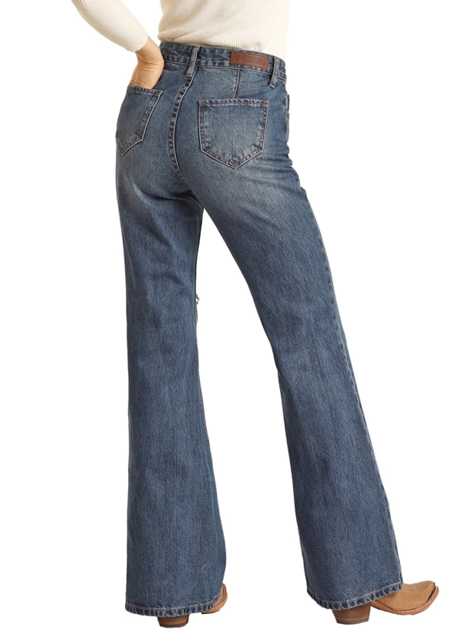 High Rise Palazzo Flare Jeans 2 High Rise Palazzo Flare Jeans - Image 2