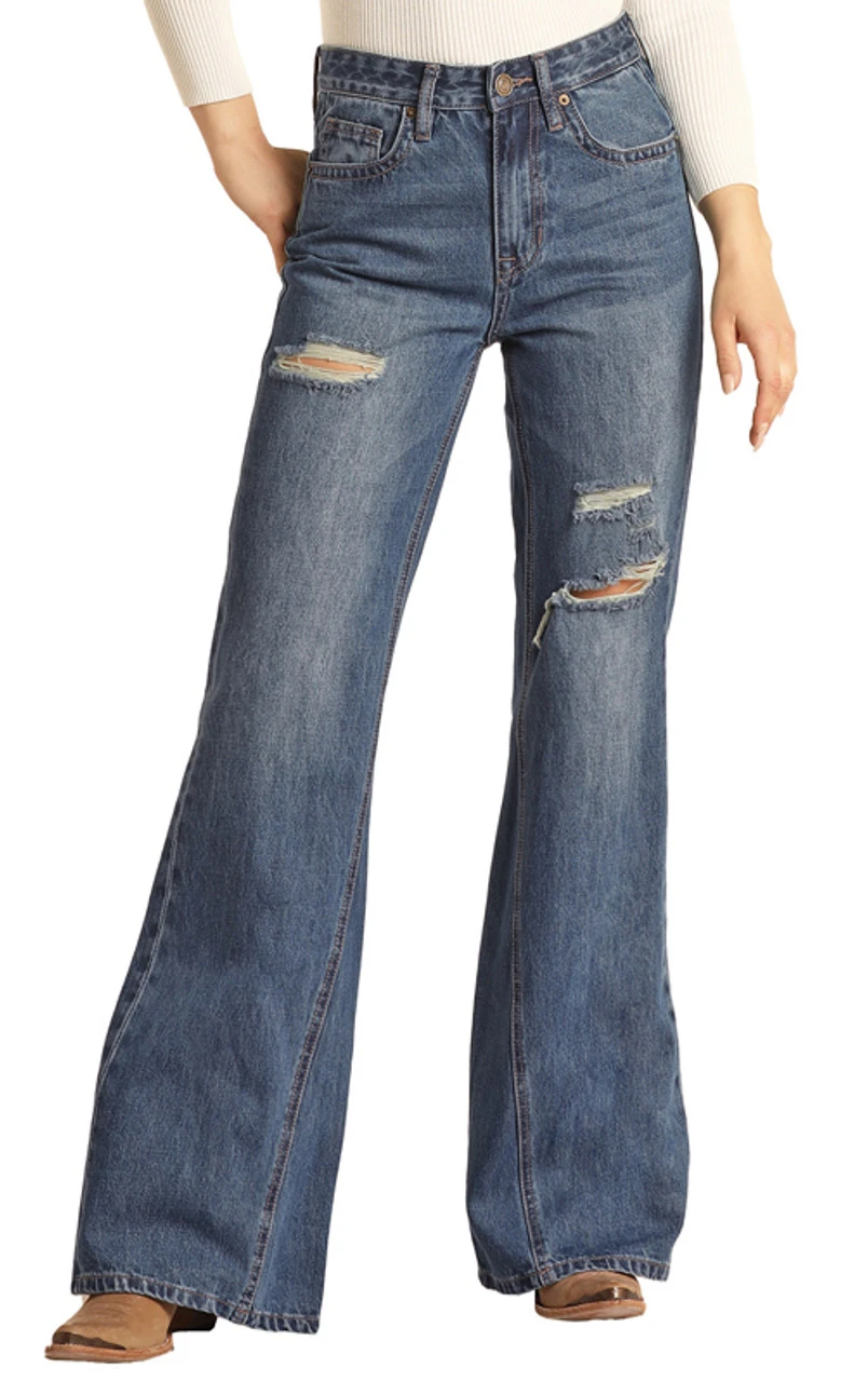 High Rise Palazzo Flare Jeans 1 High Rise Palazzo Flare Jeans