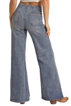 High Rise Extra Stretch Palazzo Flare Jeans (RRWD8HR0SJ)