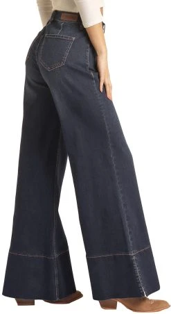 High Rise Extra Stretch Square Pocket Palazzo Flare Jeans -RodeoRave RRWD8HRZQH AZ 02341.1661377981