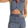 Cutout Denim Romper
