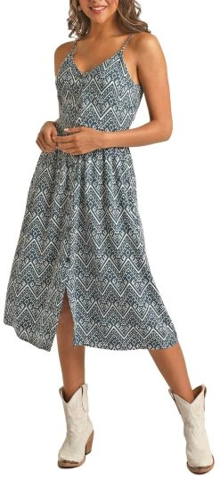 Aztec Midi Dress