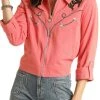 Retro Pink Bomber Jacket