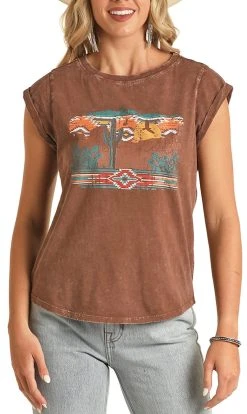 Cactus Graphic Muscle Tee