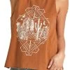Desert Scene Muscle Graphic Tank