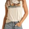 Desert Print Muscle Tank