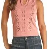 Ribbed Studded Keyhole Tank