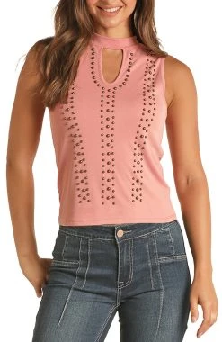 Ribbed Studded Keyhole Tank