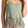 Crochet Tank With Fringe