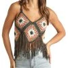Crochet Fringe Hem Tank