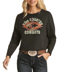 This Country Needs More Cowboys Graphic Pullover
