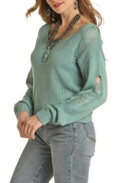 Distressed Sweater 5 Distressed Sweater -RodeoRave RRWT32R04QZ 69335.1664392251