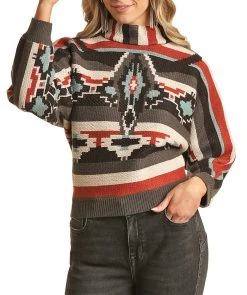 Steer Skull Knit Sweater