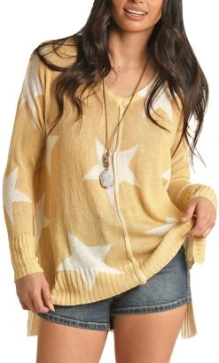 Lightweight Star Sweater