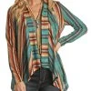 Stripe Print Cardigan