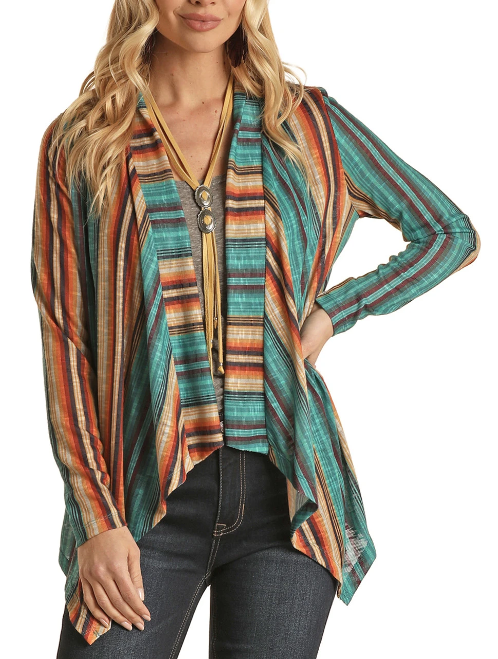 Stripe Print Cardigan 1 Stripe Print Cardigan