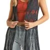 Crochet Fringe Knit Vest