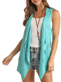 Flyaway Crochet Vest