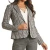 Aztec Print Blazer
