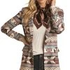 Aztec Printed Blazer