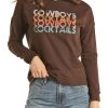 Cowboys And Cocktails Graphic Hoodie