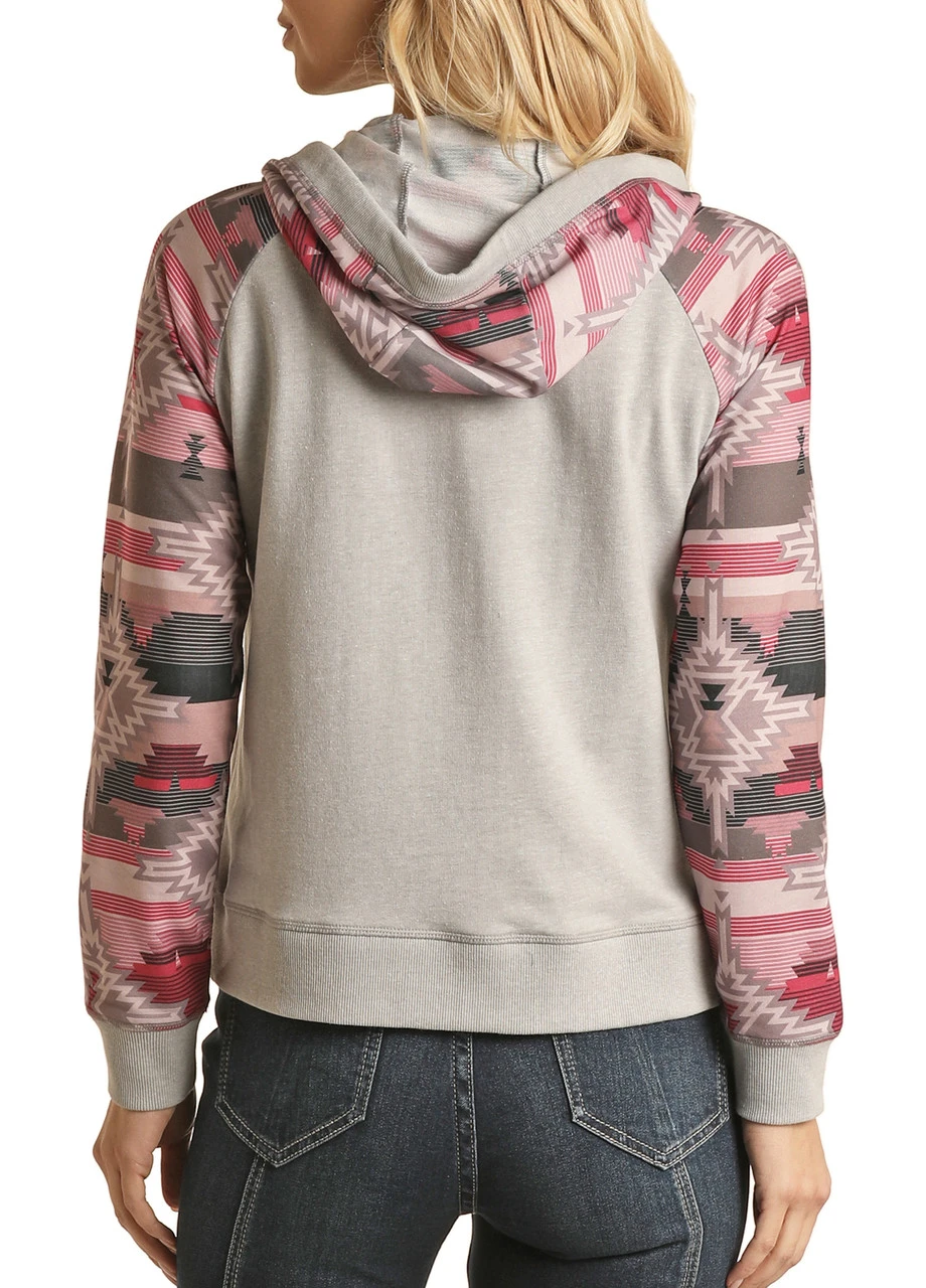 Aztec Sleeved Hoodie 2 Aztec Sleeved Hoodie - Image 2