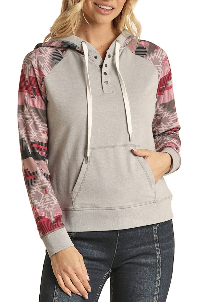 Aztec Sleeved Hoodie 1 Aztec Sleeved Hoodie