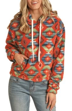 Aztec Sherpa Hoodie