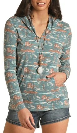 Rodeo Print Hoodie