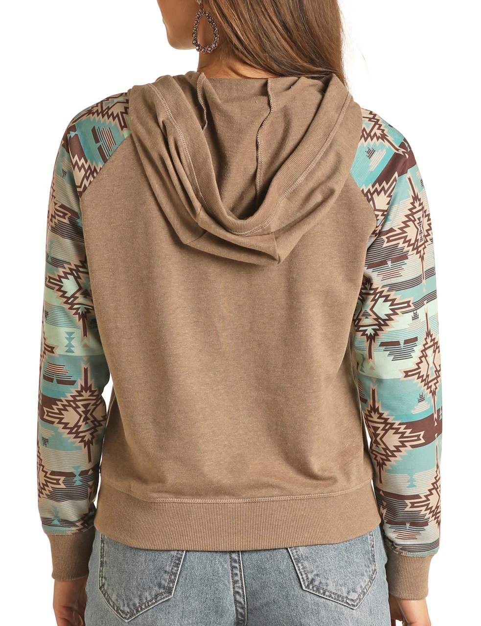 Aztec Sleeve Hoodie 2 Aztec Sleeve Hoodie - Image 2
