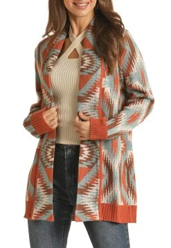 Aztec Knit Cardigan