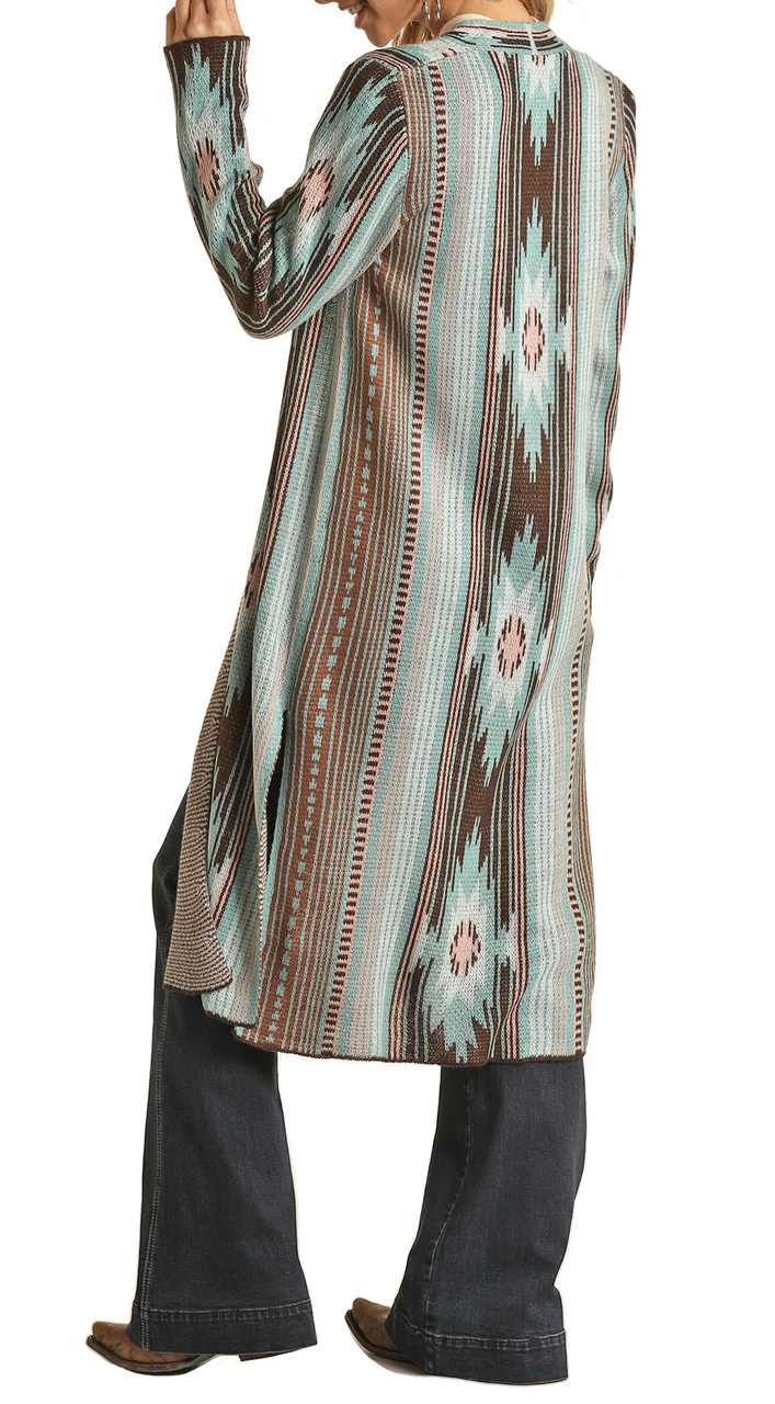 Aztec Sweater Duster 2 Aztec Sweater Duster - Image 2