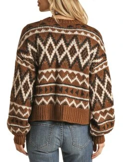 Knit Aztec Cardigan -RodeoRave RRWT95R0AU BZ 10190.1674837362