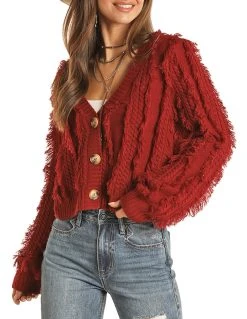 Frayed Detail Cardigan