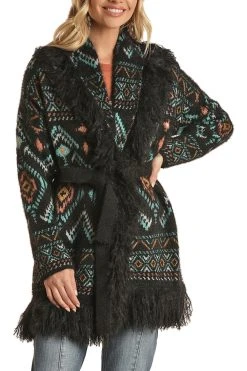 Aztec Knitted Cardigan